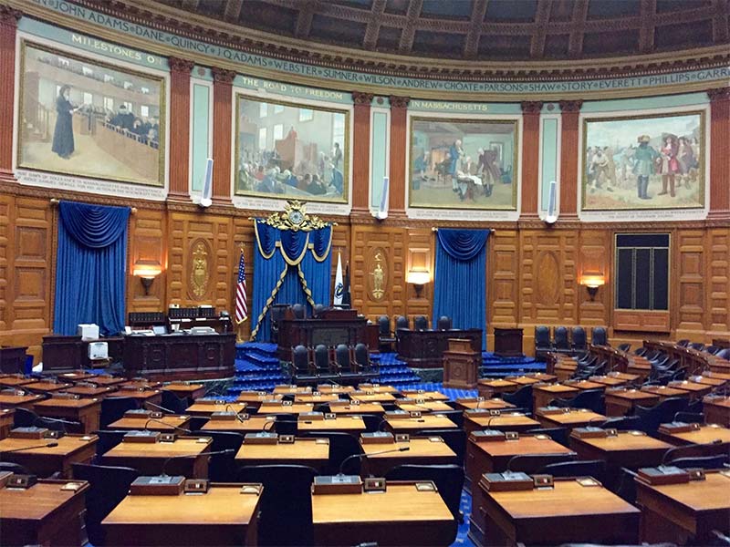 Massachusetts House of Representatives Chamber where hopefully our Bill H228 will be debated and passed into law by May 2016!
